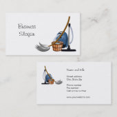 Reinigungsservice Haushaltshilfe Verbindung mit Ih Visitenkarte (Vorne/Hinten)