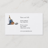 Reinigungsservice Haushaltshilfe Verbindung mit Ih Visitenkarte (Rückseite)