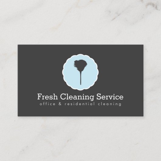 Reinigungsservice, Haushaltshilfe Vintag Art III Visitenkarte (Vorderseite)