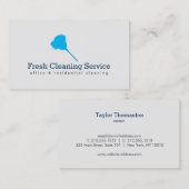 Reinigungsservice, Hausmeister II Visitenkarte (Vorne/Hinten)