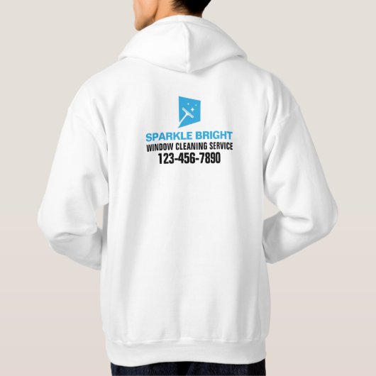 Reinigungsservice Hoodie (Rückseite)