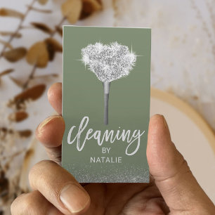 Reinigungsservice im Haus Grüne Haushaltshilfe Visitenkarte