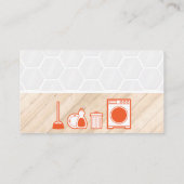 Reinigungsservice | Kachel | Holzböden Visitenkarte (Rückseite)