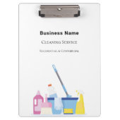 Reinigungsservice Klemmbrett (Vorderseite)