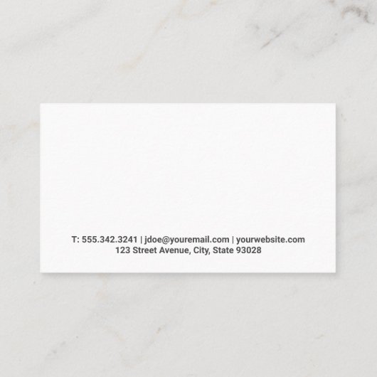 Reinigungsservice-Logo | Spray and Squeegee Visitenkarte (Rückseite)