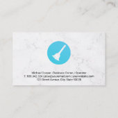 Reinigungsservice | Logo Visitenkarte (Rückseite)