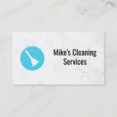 Reinigungsservice | Logo Visitenkarte (Vorderseite)
