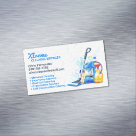 Reinigungsservice Magnetische Visitenkarte