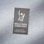 Reinigungsservice Magnetische Visitenkarte (Beispiel)
