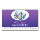 Reinigungsservice Magnetische Visitenkarte (Vorderseite)