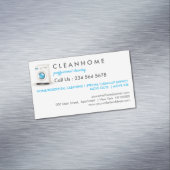 Reinigungsservice Magnetische Visitenkarte (Beispiel)