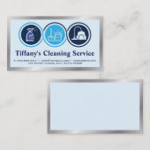 Reinigungsservice | Maid Icons Visitenkarte (Vorne/Hinten)