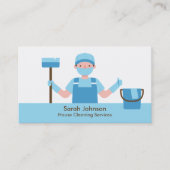 Reinigungsservice mit der Business Card "Mask Clea Visitenkarte (Vorderseite)