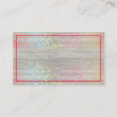 Reinigungsservice mit Reinigern, Lady Business Car Visitenkarte (Rückseite)