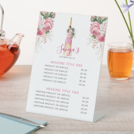 Reinigungsservice Modernes Businesszimmer Sockelschild