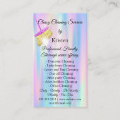 Reinigungsservice OfficeHaus Behaltend QRCode-Logo Visitenkarte (Vorderseite)