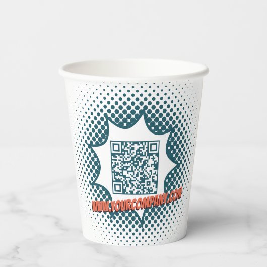 Reinigungsservice Pappbecher (Rückseite)