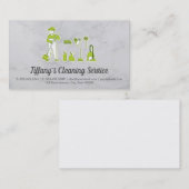 Reinigungsservice | Reinigungs- und Reinigungsmitt Visitenkarte (Vorne/Hinten)