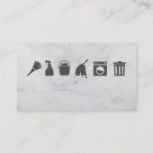 Reinigungsservice | Reinigungsartikel Visitenkarte (Rückseite)