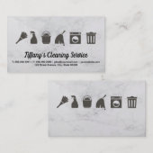 Reinigungsservice | Reinigungsartikel Visitenkarte (Vorne/Hinten)