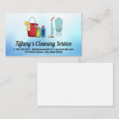 Reinigungsservice | Reinigungsgerät Visitenkarte (Vorne/Hinten)