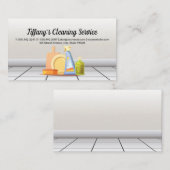 Reinigungsservice | Reinigungsgeräte Tiles Visitenkarte (Vorne/Hinten)