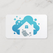 Reinigungsservice Reinigungspersonal Zuhause Priva Visitenkarte (Rückseite)