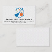 Reinigungsservice | Reinigungsreiniger | Tile Visitenkarte (Vorne/Hinten)