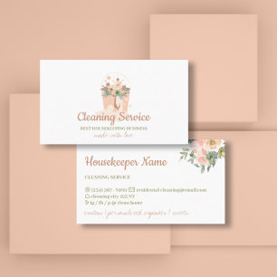 Reinigungsservice Rosa Visitenkarte