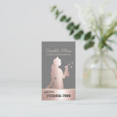 Reinigungsservice Rose Goldmedaille Haushaltshilfe Visitenkarte (Stehend Vorderseite)