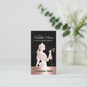 Reinigungsservice Schwarzer Marmor Rose Goldmedail Visitenkarte (Stehend Vorderseite)