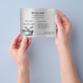 Reinigungsservice Silberstaub QR aus Glitzer Flyer (Gruppe)