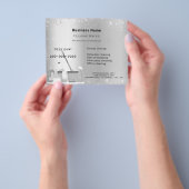 Reinigungsservice Silberstaub QR-Glitzer Flyer (Gruppe)