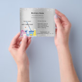 Reinigungsservice Silberstaub QR-Glitzer Flyer (Gruppe)