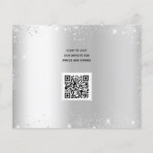 Reinigungsservice Silberstaub QR-Glitzer Flyer (Hinten)