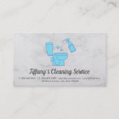 Reinigungsservice | Spritzensprühen | Maid Visitenkarte (Vorderseite)
