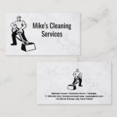 Reinigungsservice | Teppichreiniger | Dampfreinige Visitenkarte (Vorne/Hinten)