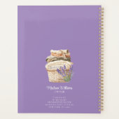 Reinigungsservice Termin Wasserfarben Planer (Rückseite)