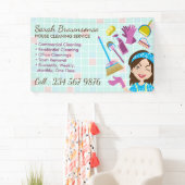 Reinigungsservice umfasst das Janitorial Maid Busi Banner (Insitu)