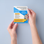 Reinigungsservice Unternehmen Moderne, maßgeschnei Flyer (Gruppe)