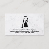 Reinigungsservice | Vakuum | Steamer Visitenkarte (Rückseite)