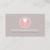 Reinigungsservice, Vintager Hausmeister Visitenkarte (Vorderseite)