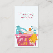 Reinigungsservice Visitenkarte (Vorderseite)