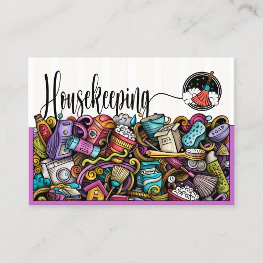 Reinigungsservice Visitenkarte (Vorderseite)