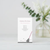 Reinigungsservice Visitenkarte (Stehend Vorderseite)