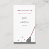 Reinigungsservice Visitenkarte (Vorderseite)