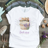 Reinigungsservice Wasserfarben Lavendel Wäsche T-Shirt