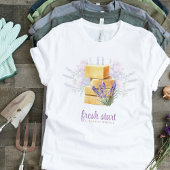 Reinigungsservice Wasserfarbene Lavendelseife T-Shirt