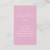 Reinigungsservice Wasserfarbenspülung Visitenkarte (Rückseite)