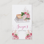 Reinigungsservice Wasserfarbenspülung Visitenkarte (Vorderseite)